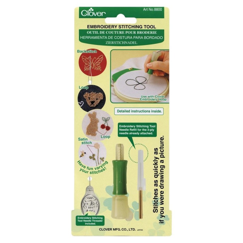 KIT AGO MAGICO - PUNCH NEEDLE - CLOVER