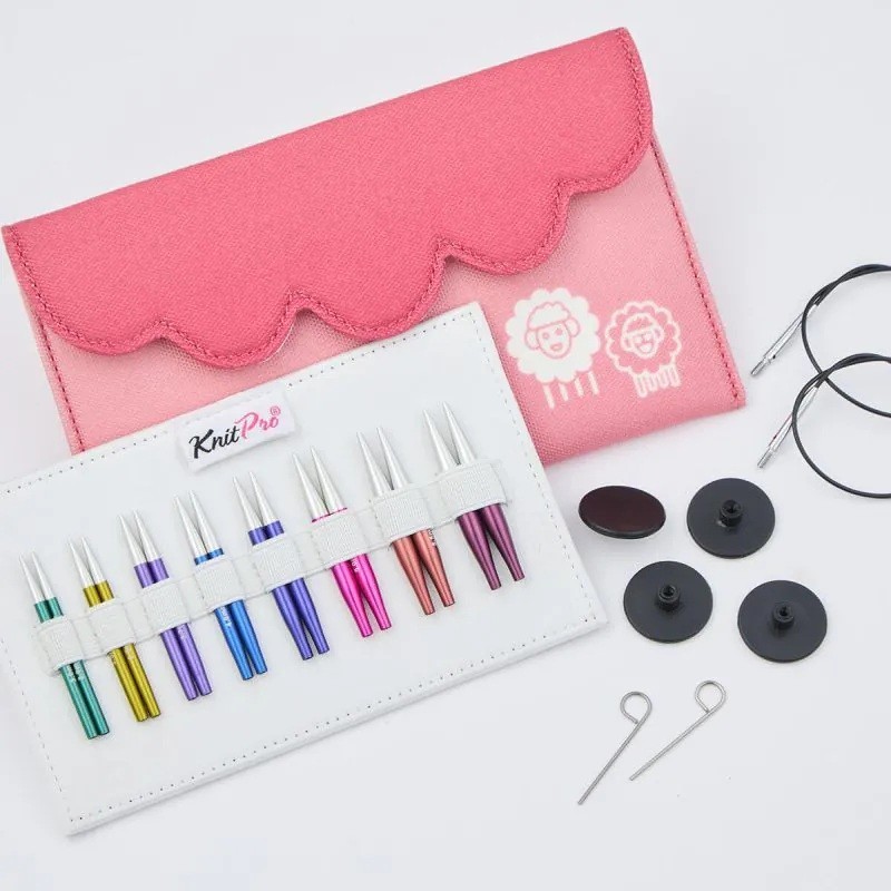 SET FERRI INTERCAMBIABILI MINI ZING 5 CM - KNITPRO